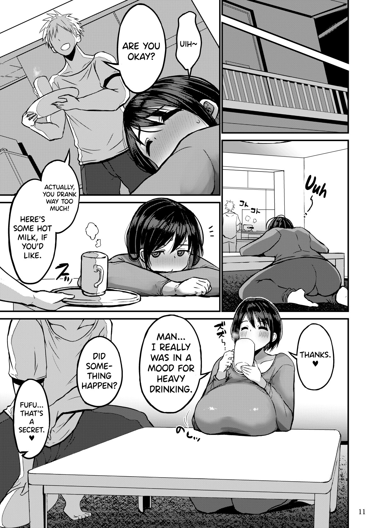 Hentai Manga Comic-A Wife Who Became Sexually Frustrated and Became Another Man's Cock Case-Read-11